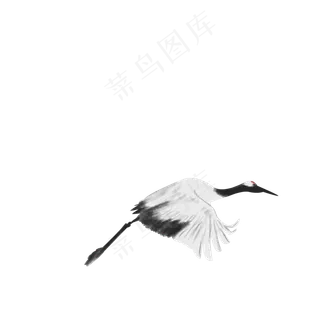 仙鹤古风素材,免抠元素 仙鹤古风素材,免抠元素