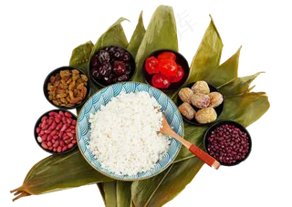 端午节粽子食材
