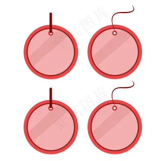 卡通吊牌淘宝优惠券