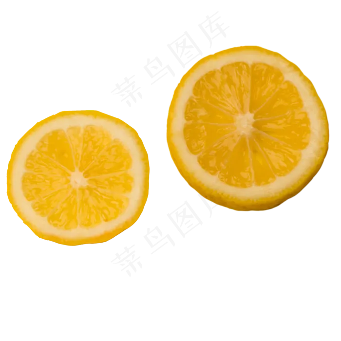 两个黄色柠檬(2000X2000(DPI:300))psd模版下载