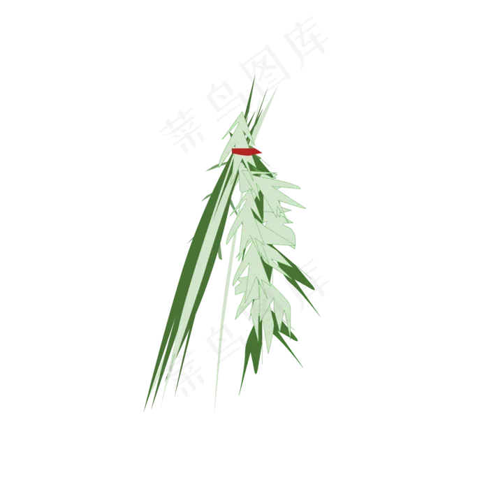 端午节艾草辟邪装饰图案(2000*2000px 300 dpi )ai矢量模版下载