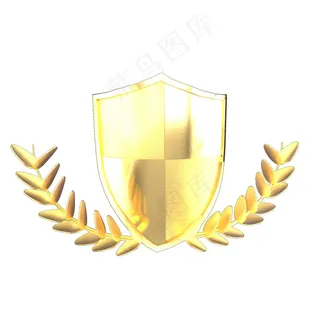 315消费者维权日金色麦穗维权盾牌