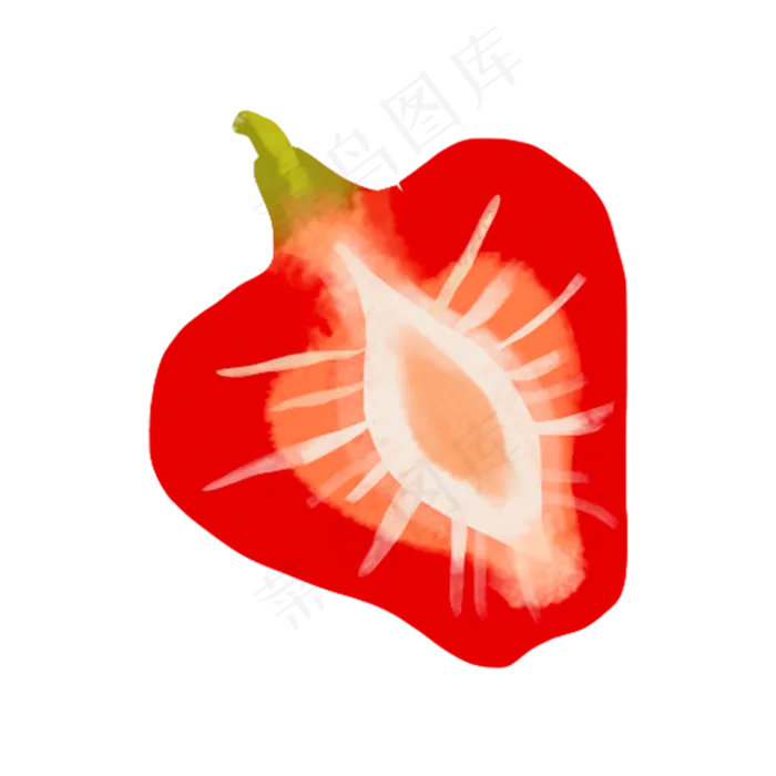 卡通草莓PNG下载(2000X2000(DPI:300))psd模版下载