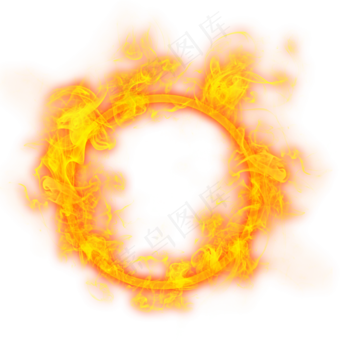 火圈火焰大火,免抠元素