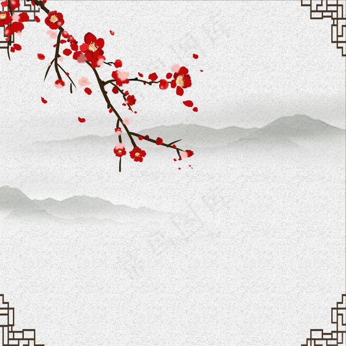 古典唯美粉色花朵化妆品主图
