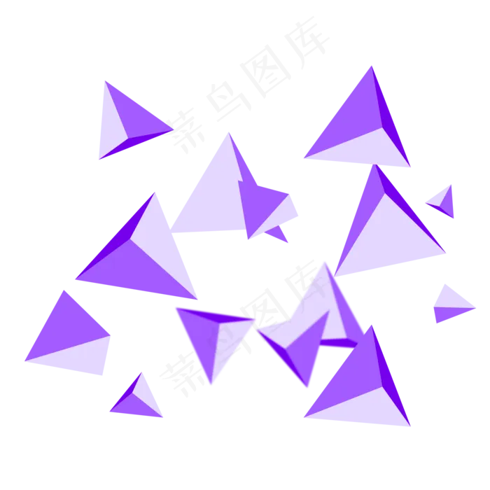 618彩色促销装饰小元素多边形c4d(2000X2000(DPI:300))psd模版下载