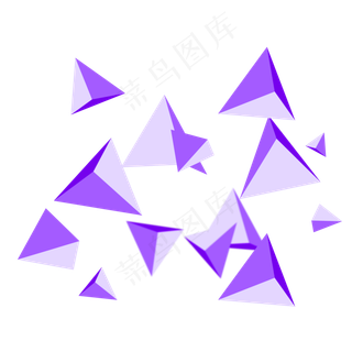 618彩色促销装饰小元素多边形c4d