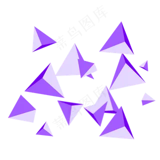 618彩色促销装饰小元素多边形c4d