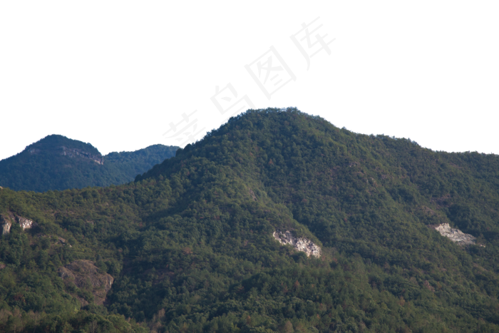 重峦叠嶂绵延起伏的山峰