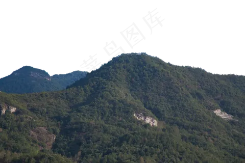 重峦叠嶂绵延起伏的山峰