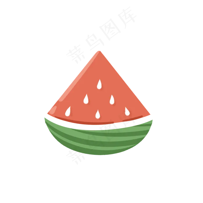 一块切开的西瓜水果(2000X2000(DPI:300))psd模版下载