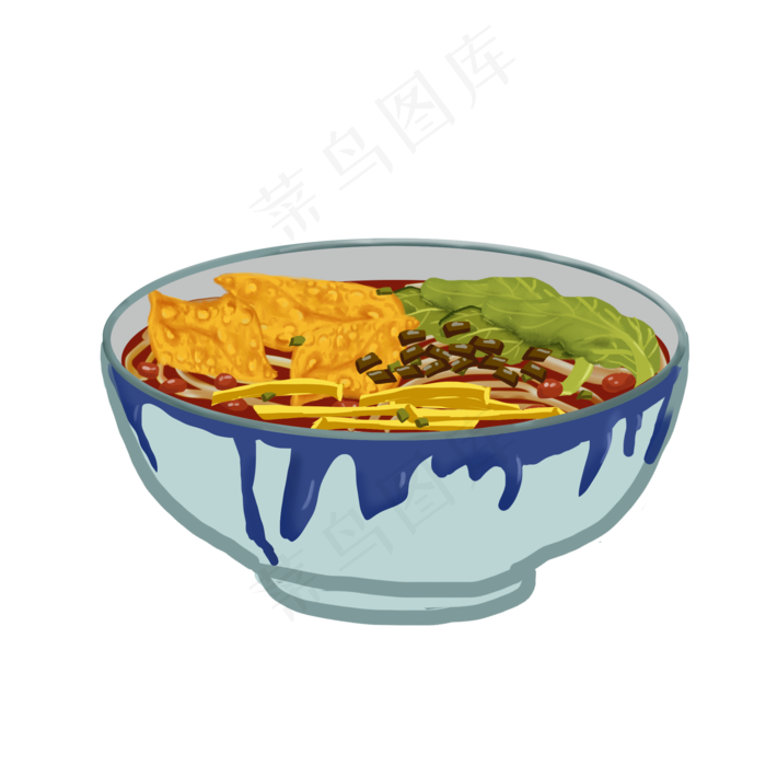 水彩风广西螺蛳粉