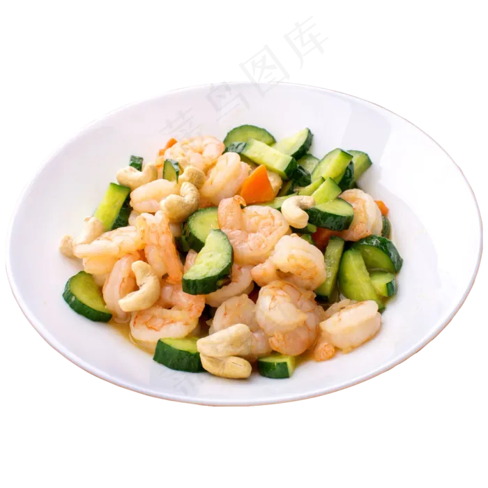 黄瓜虾仁,免抠元素(2000*2000px 300 dpi )psd模版下载