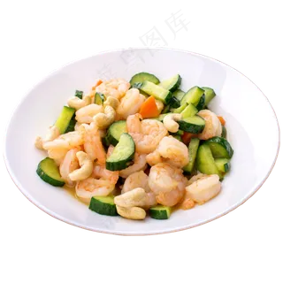 黄瓜虾仁,免抠元素