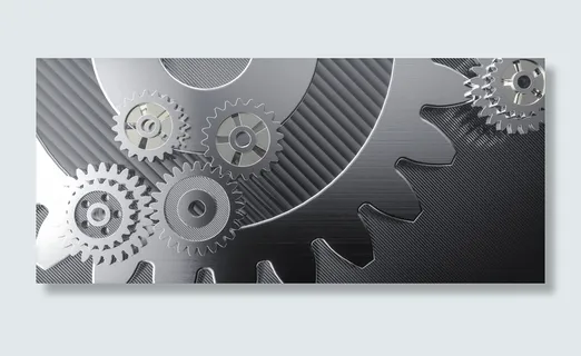 C4D立体金属机械核心齿轮机芯转轮通用