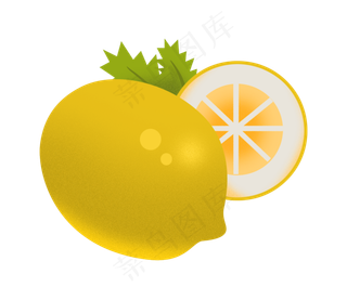 新鲜水果黄色柚子