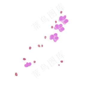 卡通粉色花朵下载