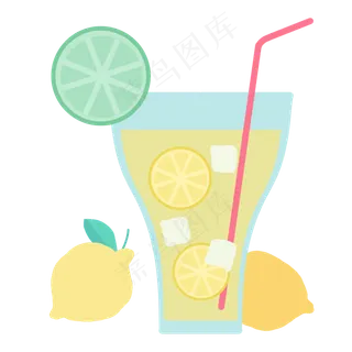 水果柠檬果汁