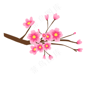 浪漫樱花花满枝头