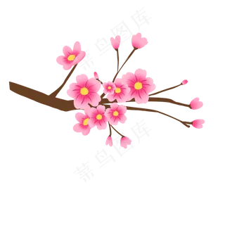 浪漫樱花花满枝头