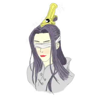 流浪法师笔刷流浪法师蒙眼法师