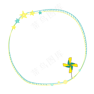 蓝色边框儿童节 蓝色边框儿童节