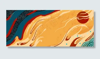 神话中国风新式中国风传说艺术罗盘宇宙