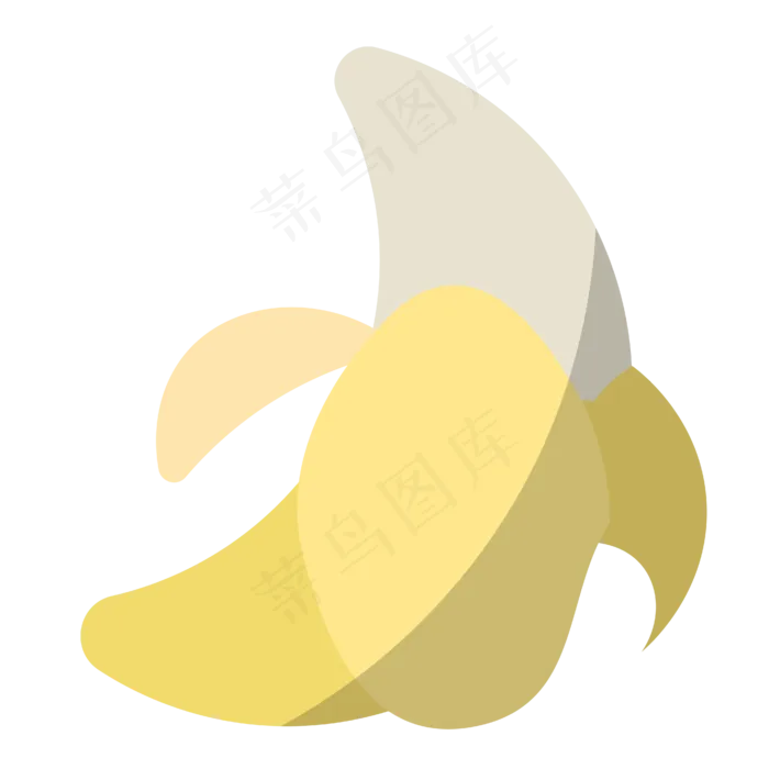 香蕉图标(1000X1000(DPI:300))ai矢量模版下载