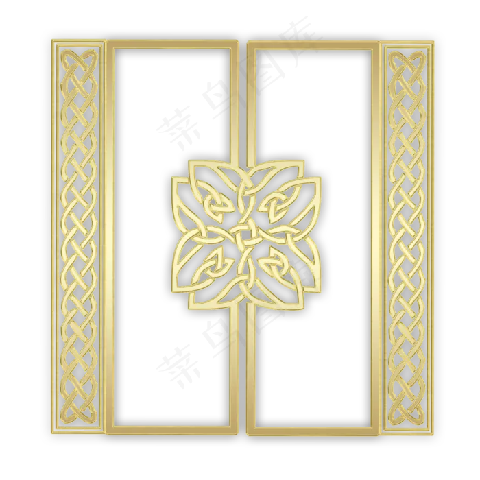 雕刻中国风花纹,免抠元素(2000X2000(DPI:300))psd模版下载
