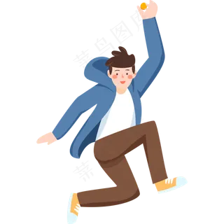 蓝衣夹克年轻人 蓝衣夹克年轻人