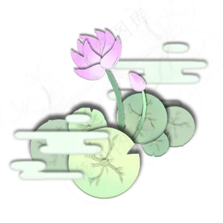 立体剪纸柔色花朵母亲节免扣荷花 立体剪纸柔色花朵母亲节免扣荷花
