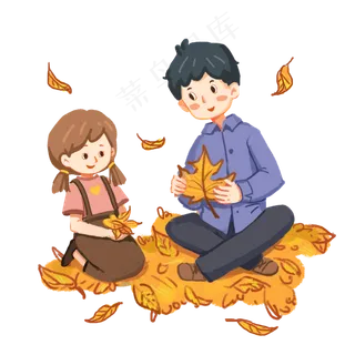 24节气立秋节卡通套图5
