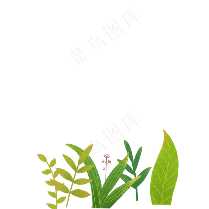 春天绿色植物下载(2000X2000(DPI:300))psd模版下载