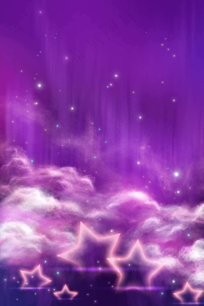 星空里掉落的星星(3545X5315(DPI:300))psd模版下载
