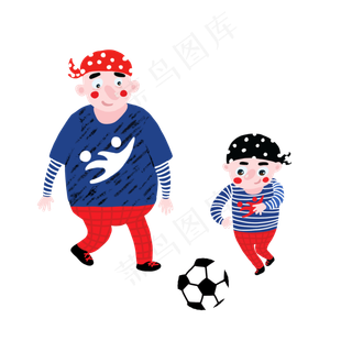父亲节来了和最爱的老爸踢足球去