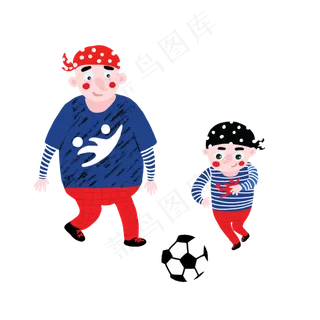 父亲节来了和最爱的老爸踢足球去