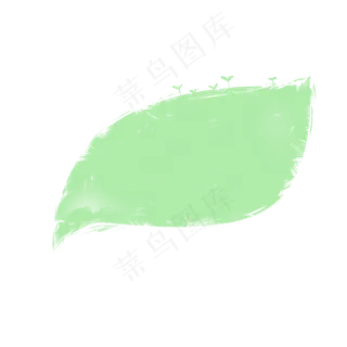 绿色水彩风对话框