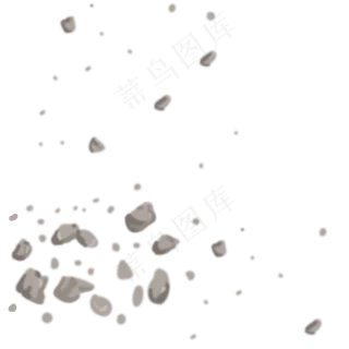 爆炸的小碎石,免抠元素