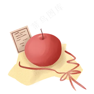 平安夜快乐苹果红色,免抠元素