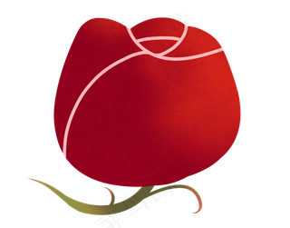 情人节玫瑰边框png免抠