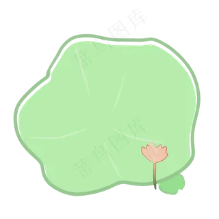 卡通荷叶边框
