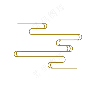 中式云纹装饰纹样云朵,免抠元素