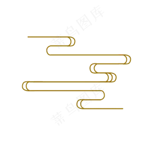 中式云纹装饰纹样云朵,免抠元素