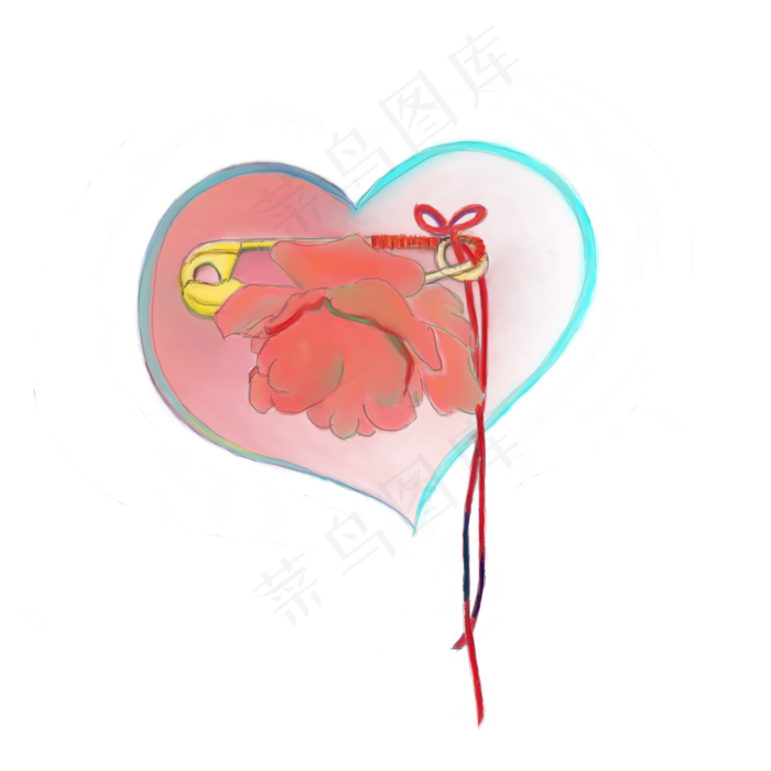 情人节爱心玫瑰浪漫装饰