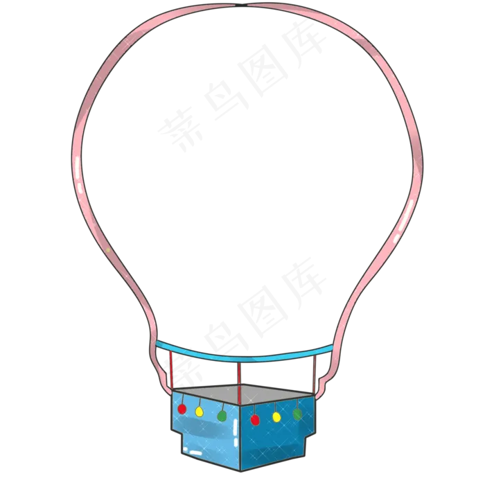 儿童节氢气球边框(2000X2000(DPI:299))psd模版下载