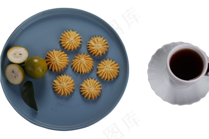 休闲食品咖啡盘子里的点心饼干水(5616X3744(DPI:300))psd模版下载