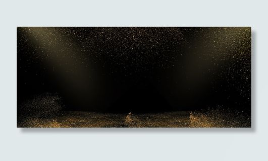 金色质感大气电商年会banner