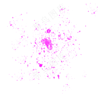 紫色创意元素笔刷砂砾