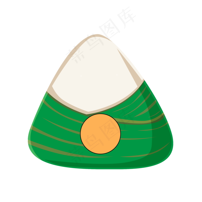 卡通可爱手绘小粽子