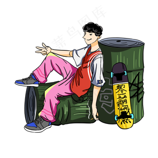 五四青年节人物下载,免抠元素